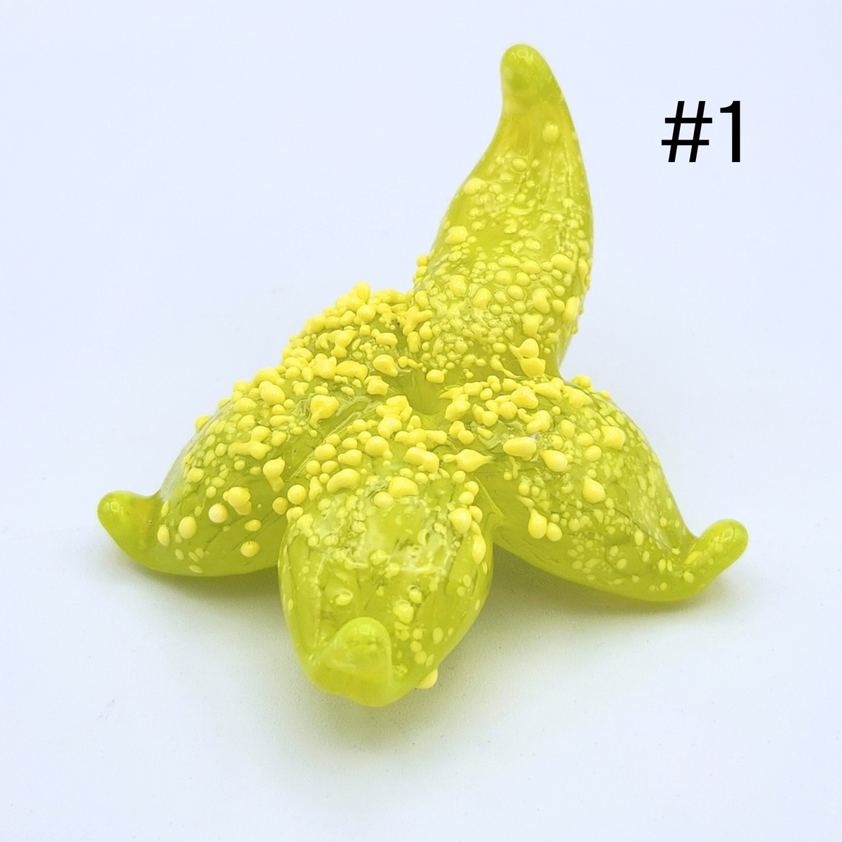 Hand Sculpted Glass Starfish by Tim “Lefty” Jaquet