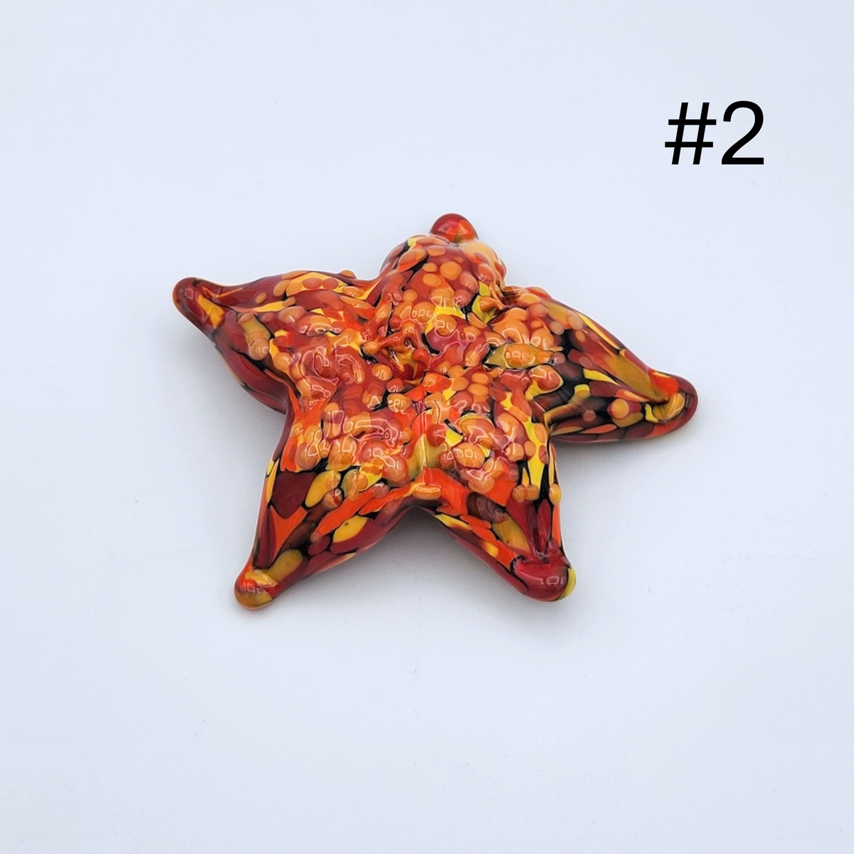 Hand Sculpted Glass Starfish by Tim “Lefty” Jaquet