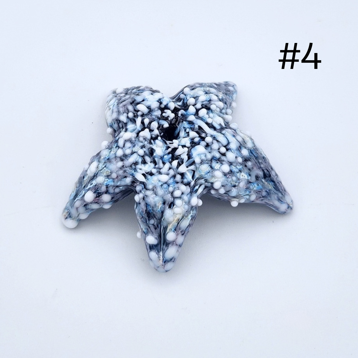 Hand Sculpted Glass Starfish by Tim “Lefty” Jaquet