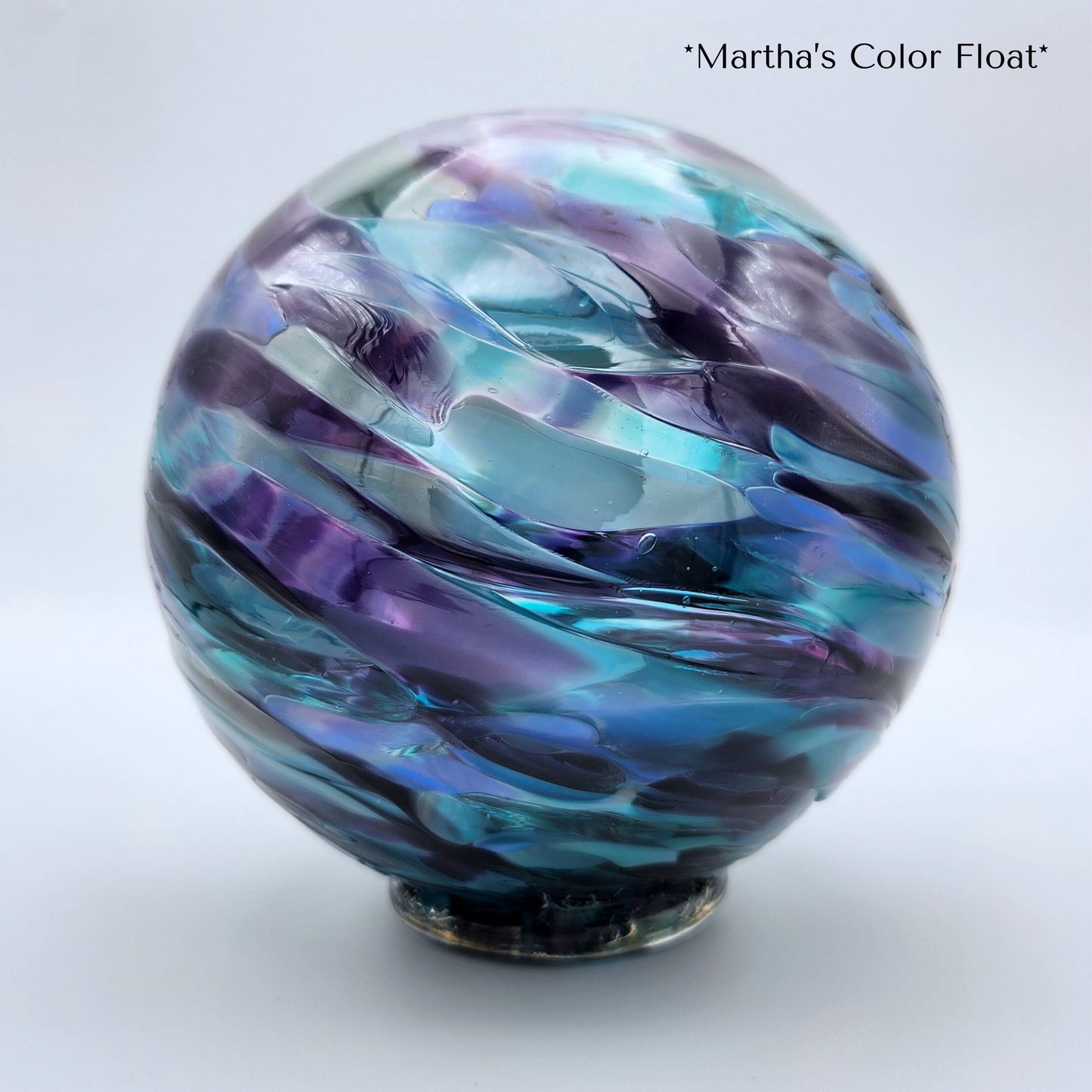 Handblown Solid Glass Heart Paperweight - Keepsake
