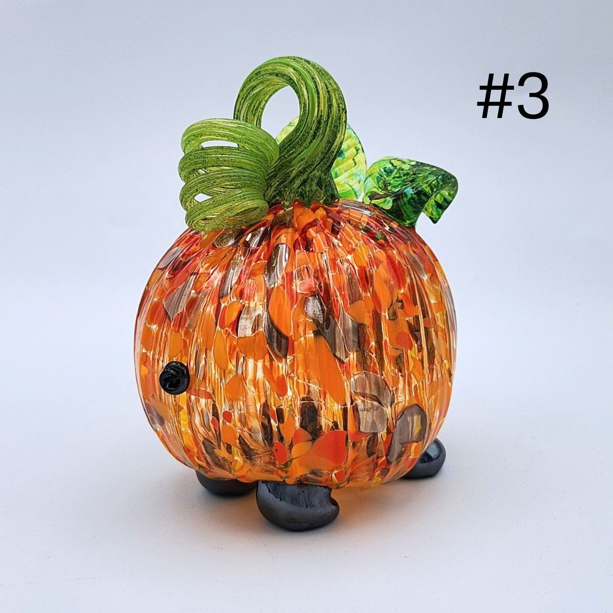 Handmade Glass Pumpkin Pigs by Tim “Lefty” Jaquet