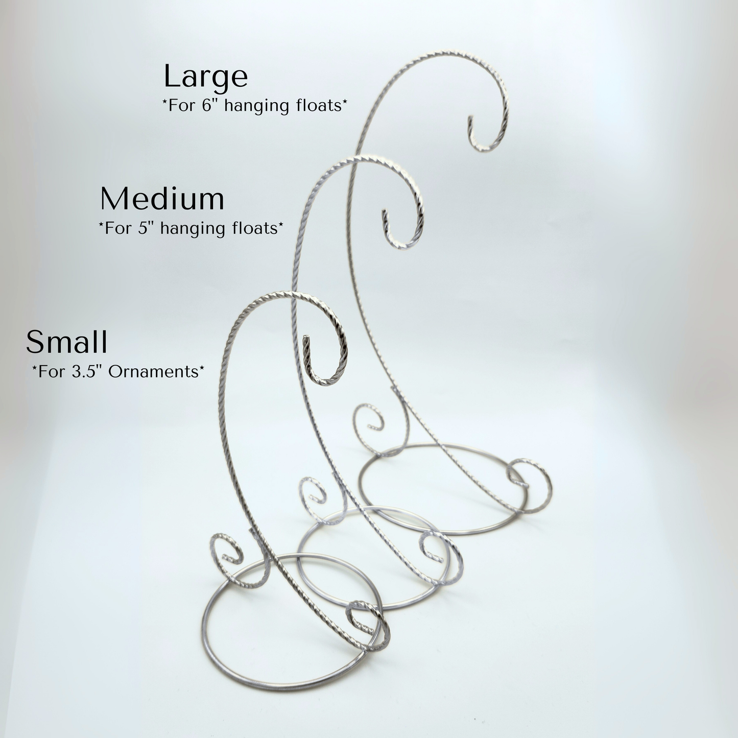 Gold or Silver Ornament Display Stand – Small, Medium & Large